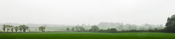 Panorama verdoyant d'Irlande