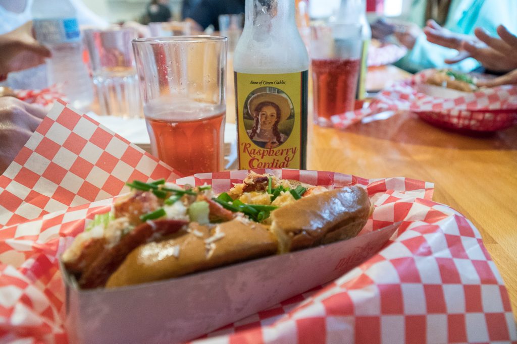 Lobster roll et Raspberry Cordial - Quoi manger à Charlottetown