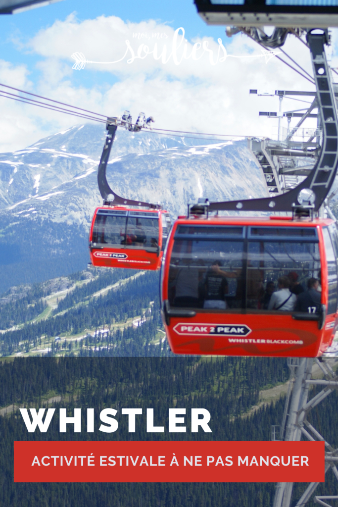 Activité estivales à ne pas manquer à Whistler au Canada