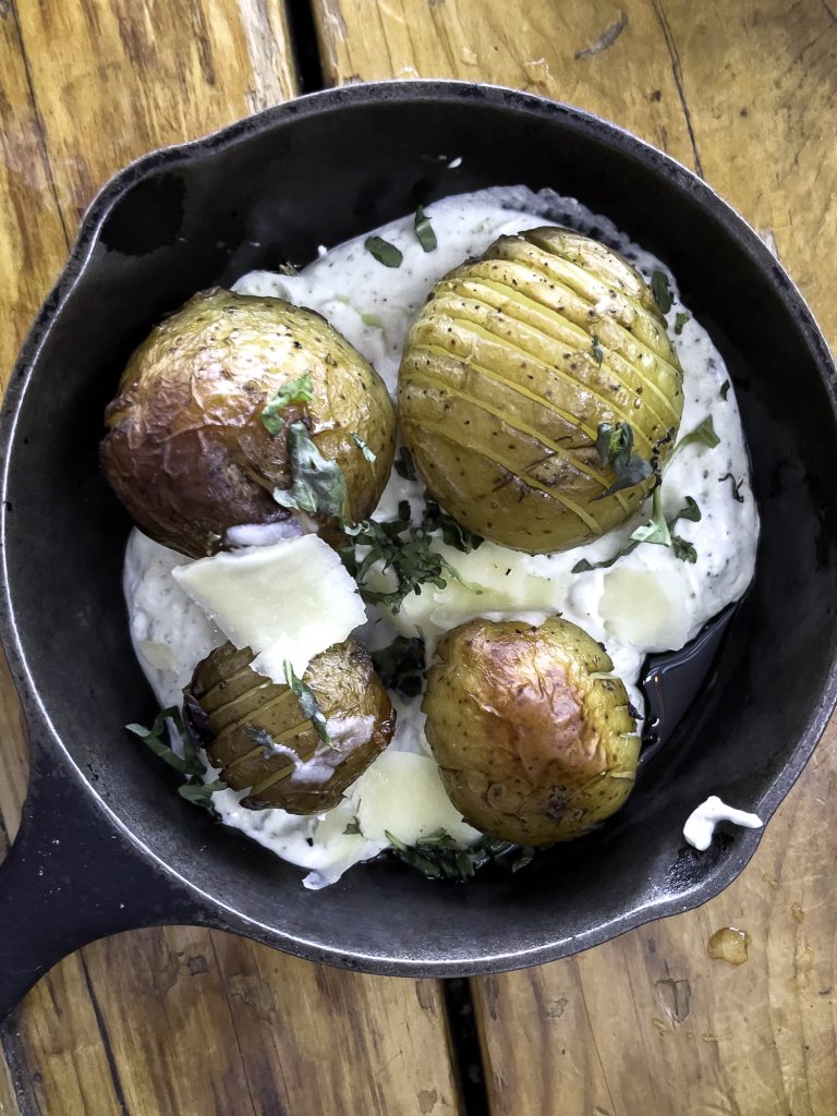 Patates au parmesan du Bâtiment b, restaurant du Vieux-Terrebonne