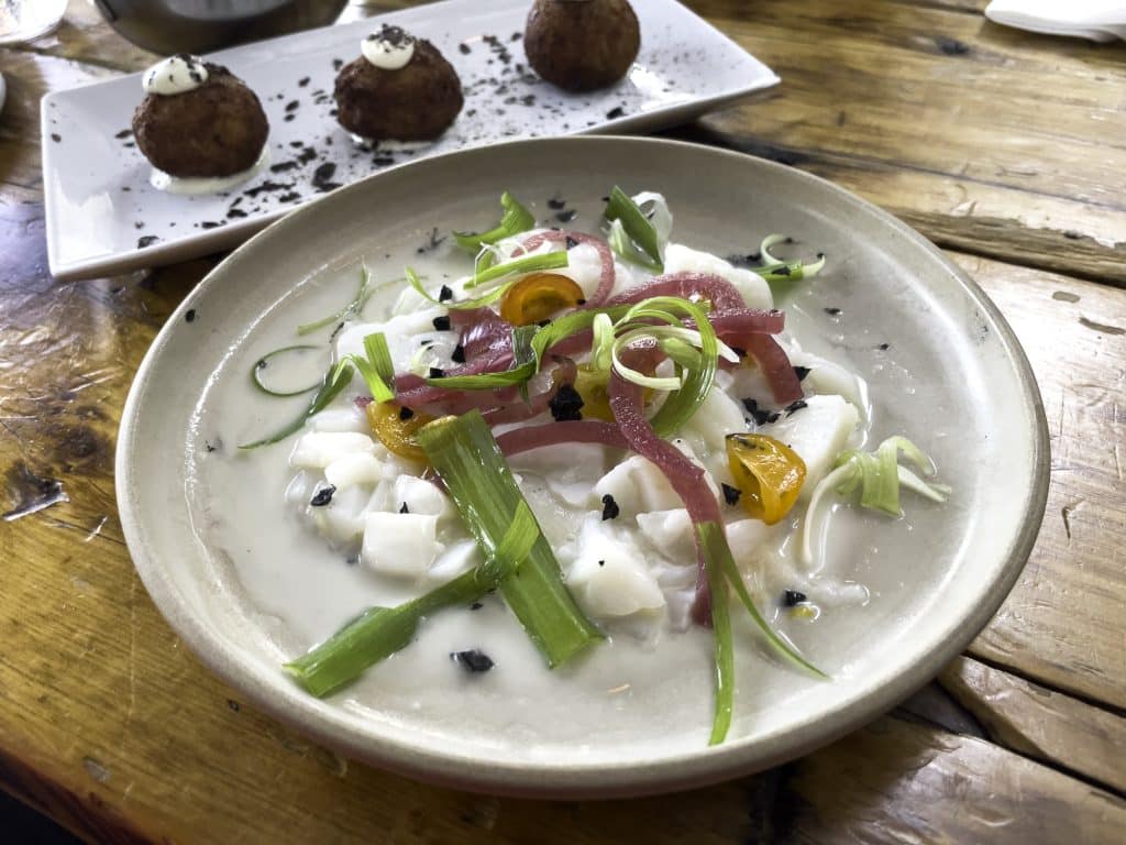 Ceviche de pétoncles du Bâtiment B de Terrebonne