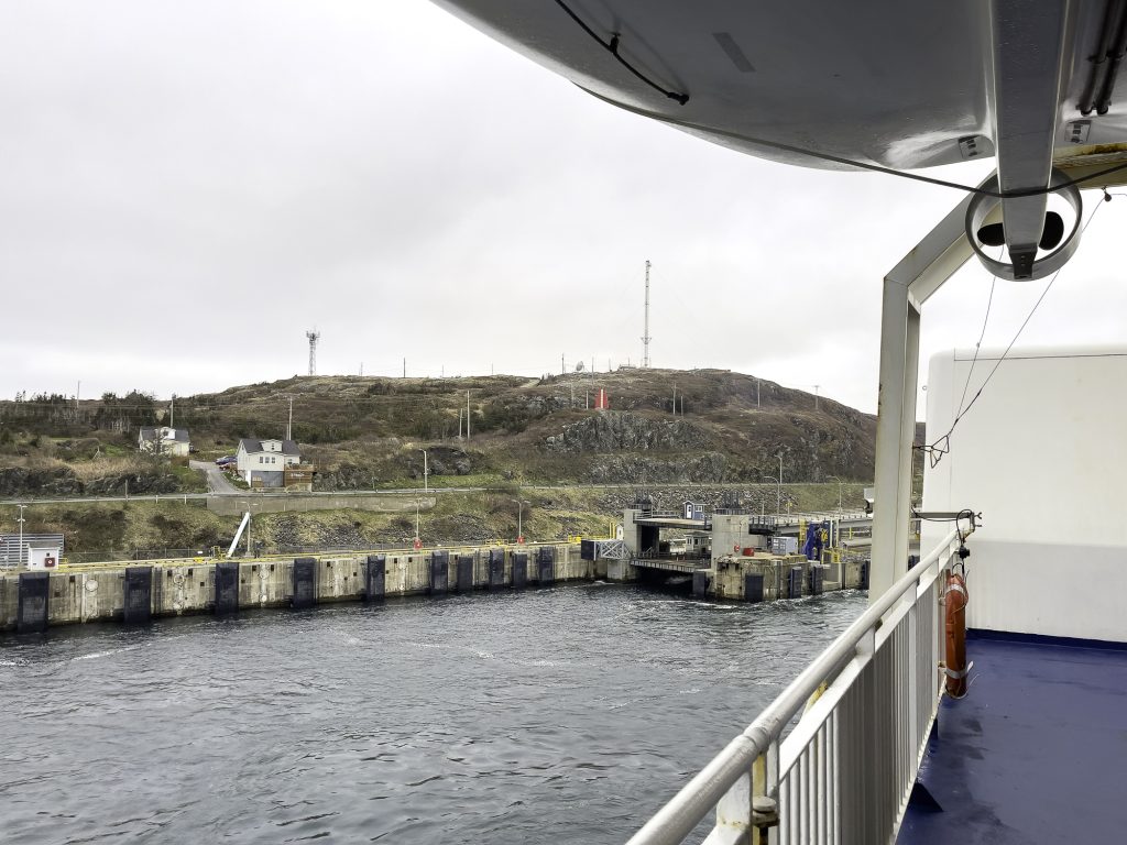 Arrivée en traversier à Channel-Port aux Basques