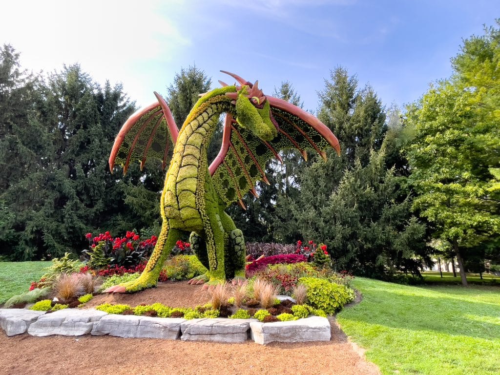 Mosaïculture au Floral Showhouse de Niagara Parks