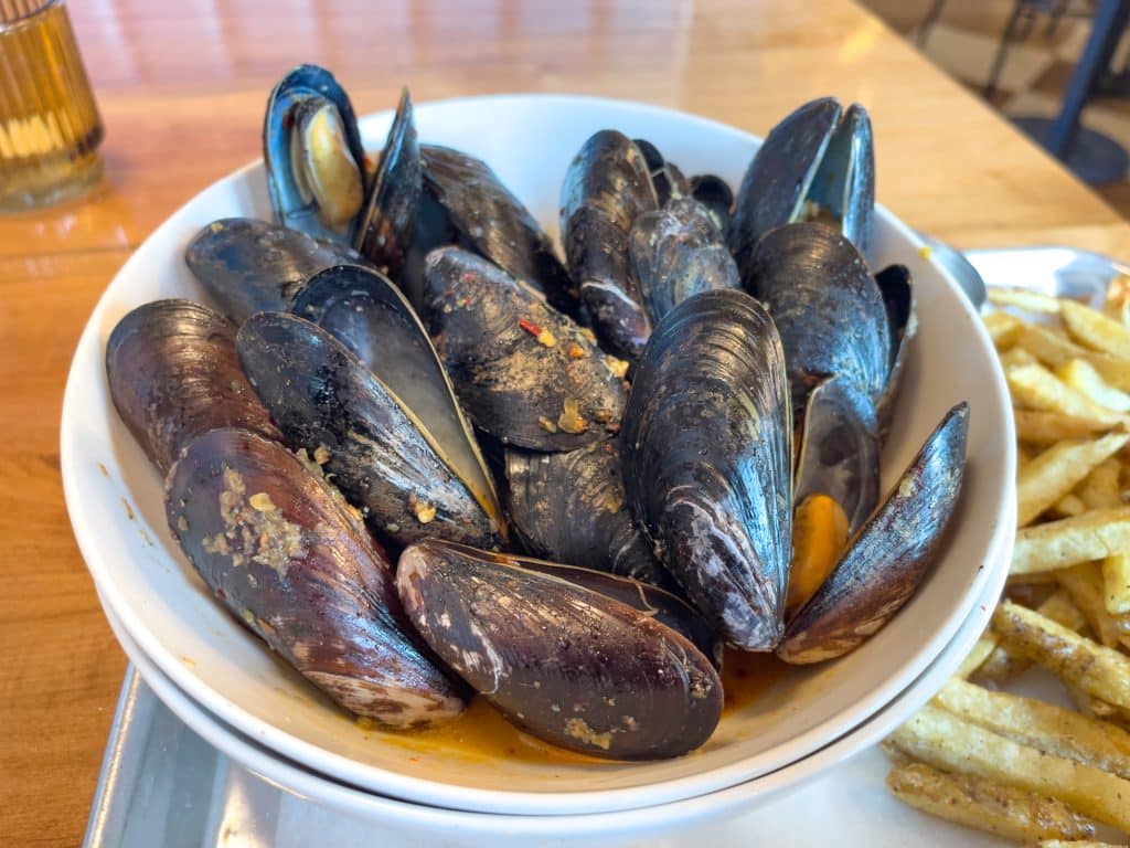 Moules au Sea Rocket Oyster House