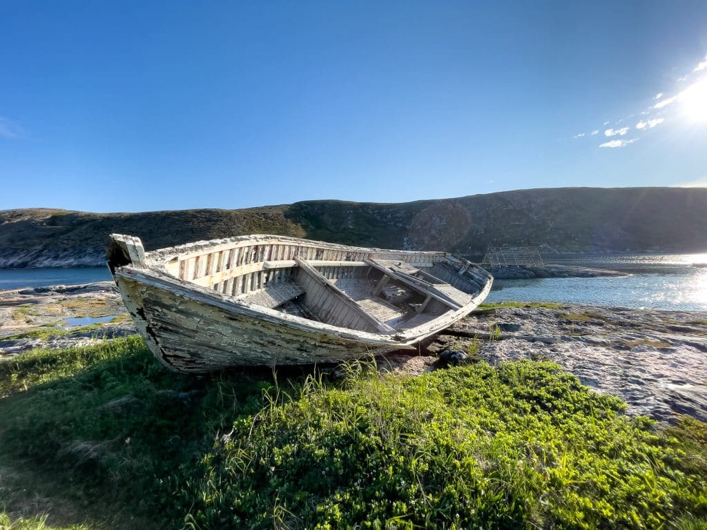 Bateau abandonné aux Battle Islands