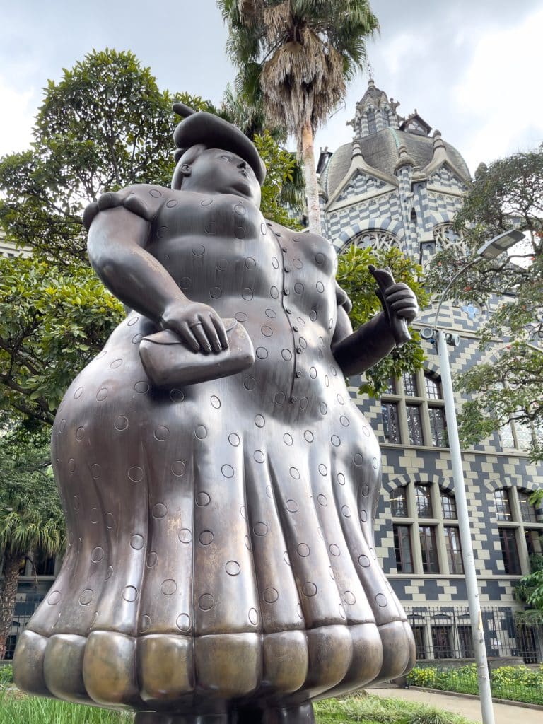 Sculpture de la Plaza Botero en Colombie