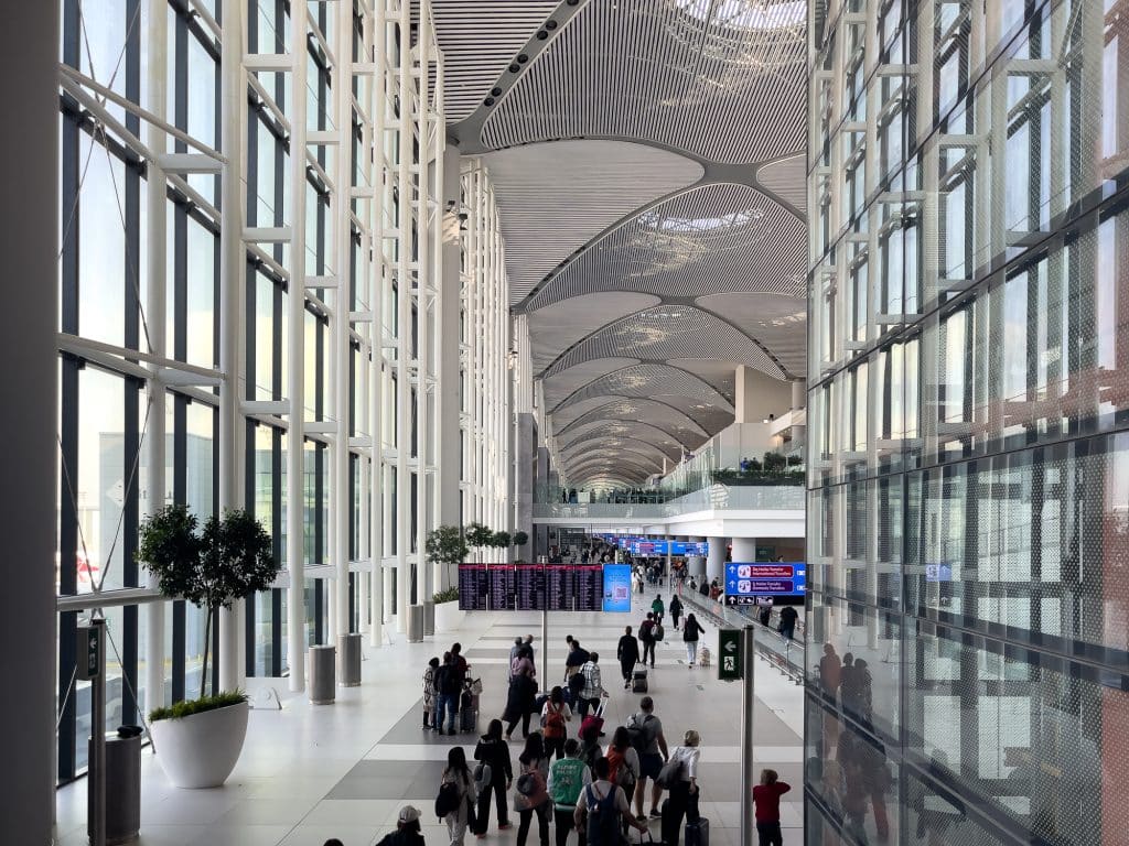 Aéroport d'Istanbul en Turquie