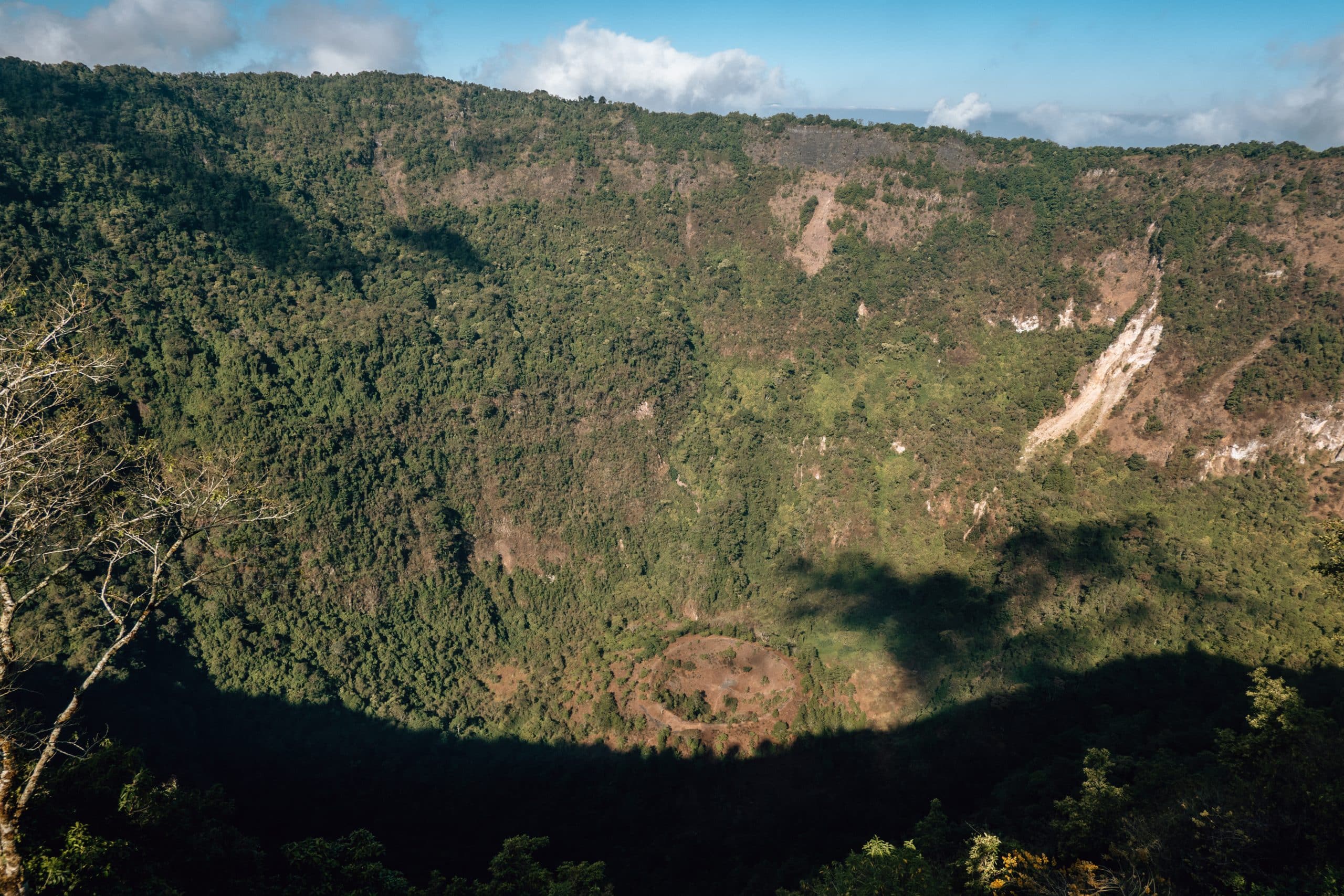 Vue de la caldeira- Voyage au Salvador