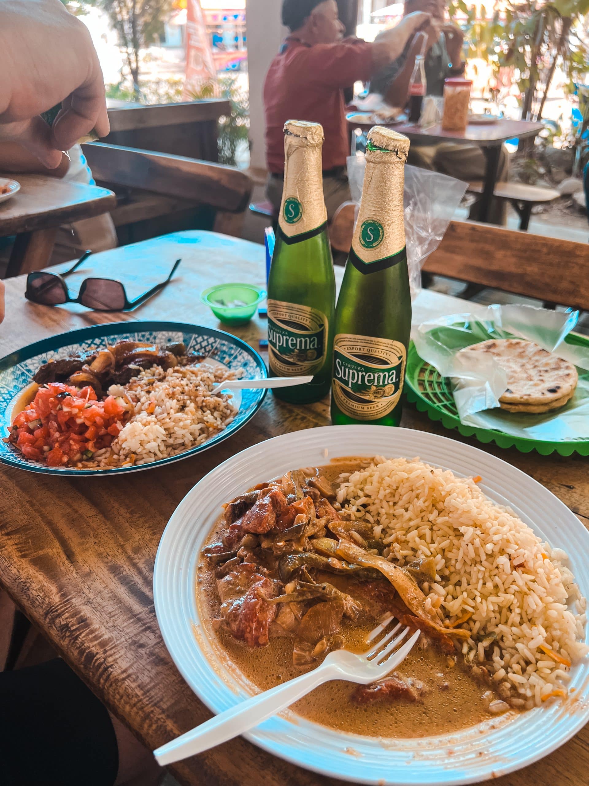 Repas à manger pas cher - Voyage au Salvador