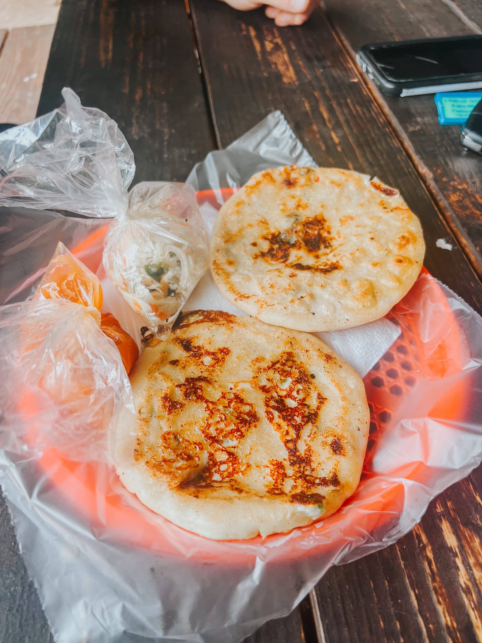 Pupusas à manger en voyage au Salvador