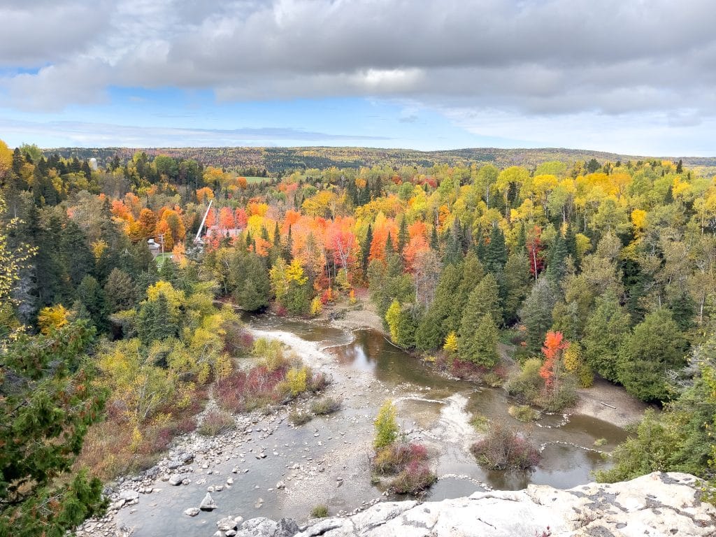 Vue du Bas-Saint-Laurent en automne