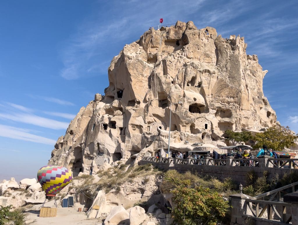 Entrée de la forteresse d'Uchisar - Quoi faire et quoi voir à Cappadoce