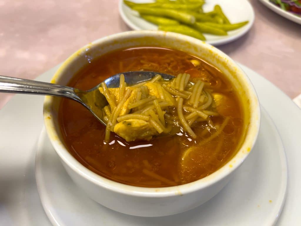 Soupe de poulet à Ürgüp