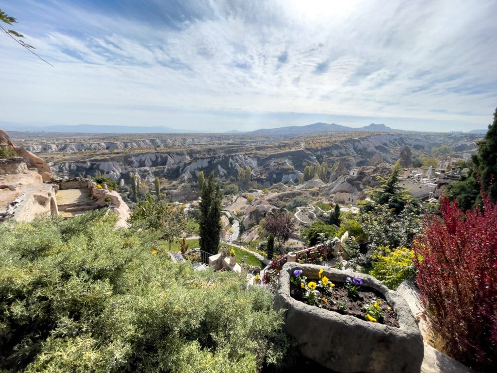 Vue de l'hôtel Argos - Cappadoce