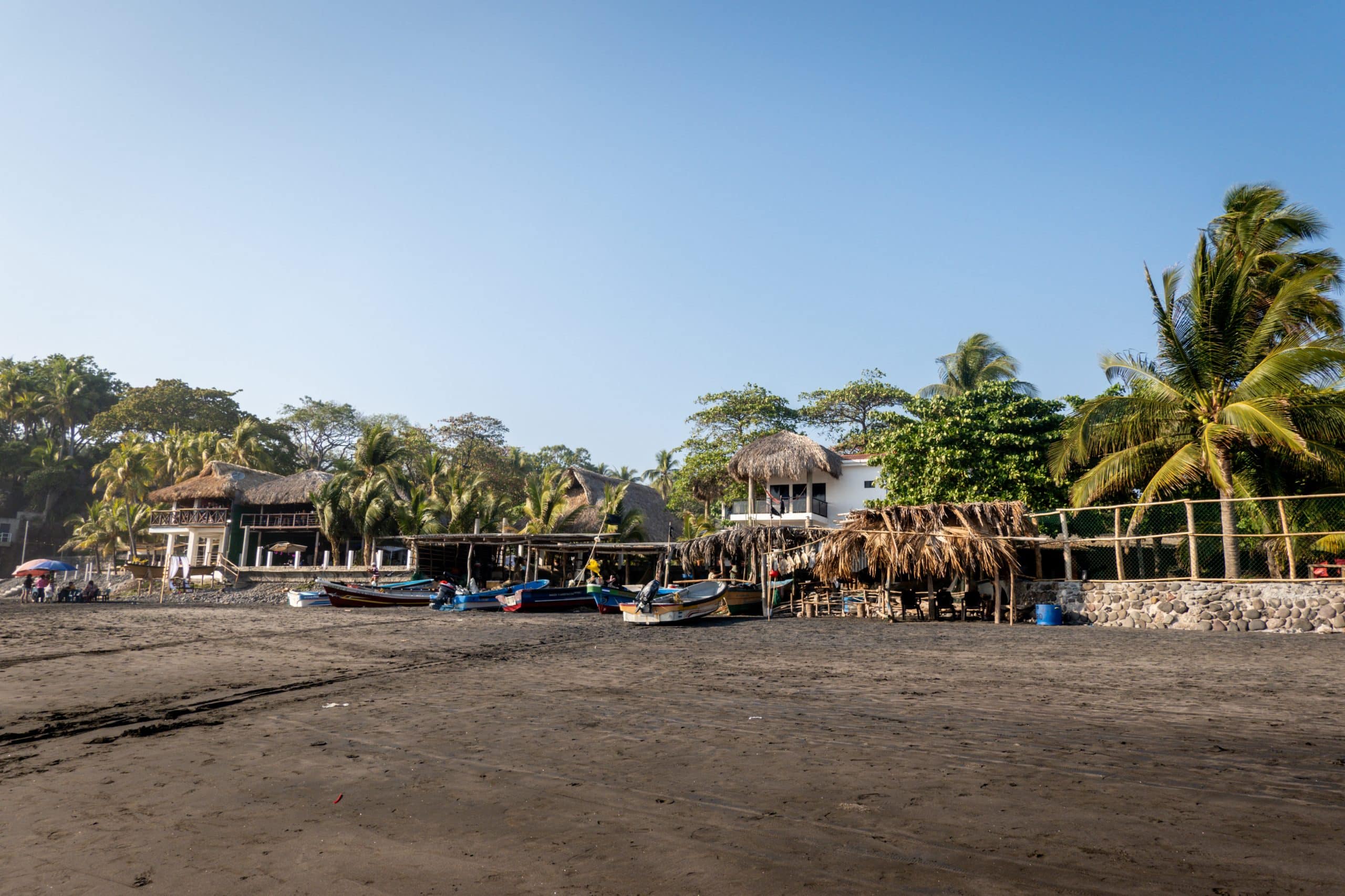 Plage d'El Sunzal au Salvador