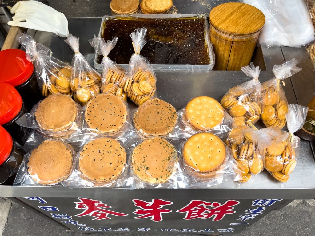 Biscuits en visite culinaire à Taipei