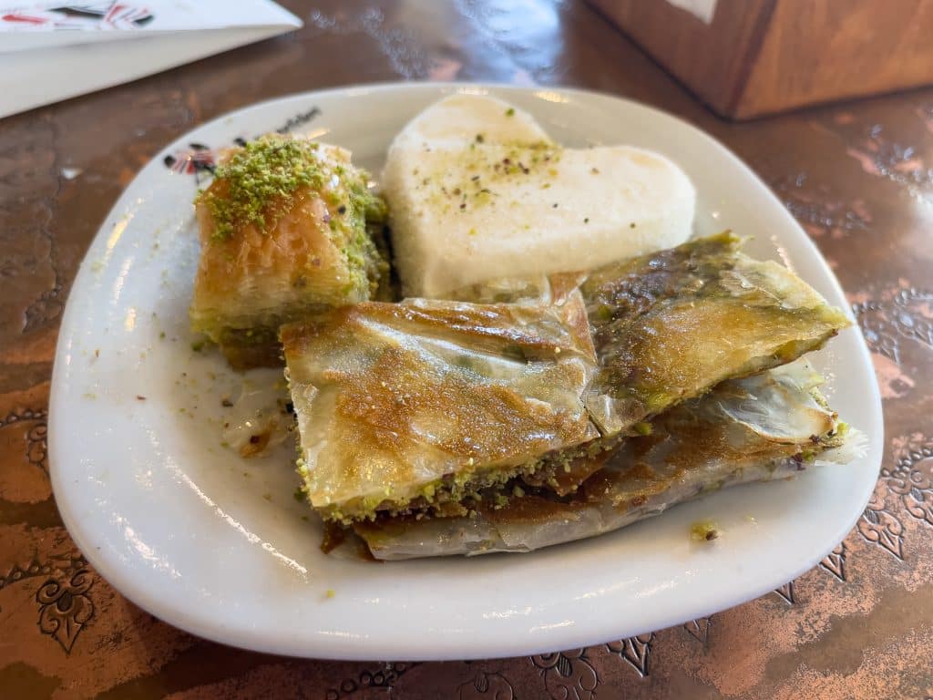 Desserts typiques à Istanbul