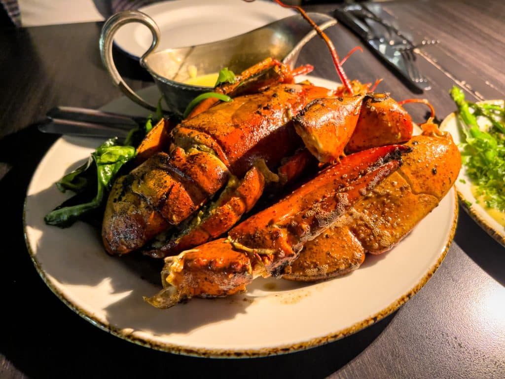 Homard au bistro Terre du Alt St. Johns