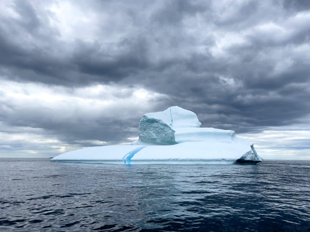 Iceberg en sortie avec Dark Tickle à St. Lunaire-Griquet