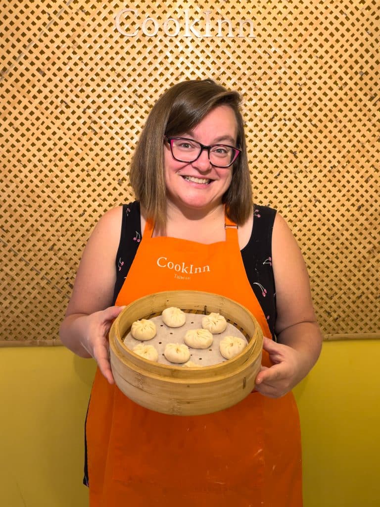 Jennifer Doré Dallas avec Xiao long bao