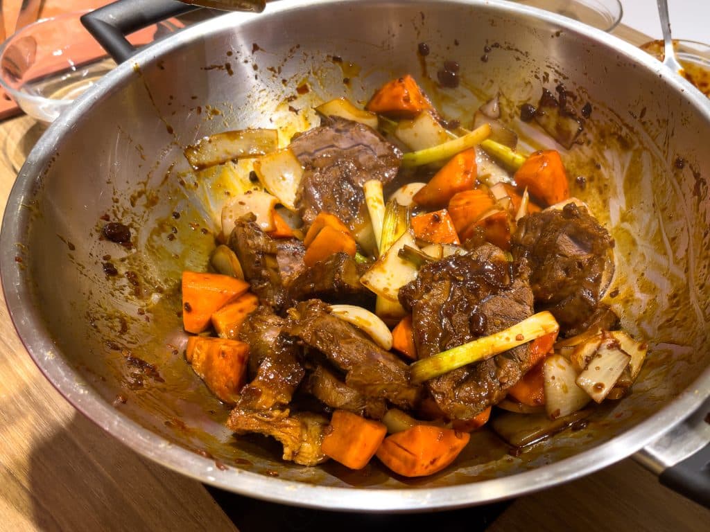 Recette de boeuf sauté