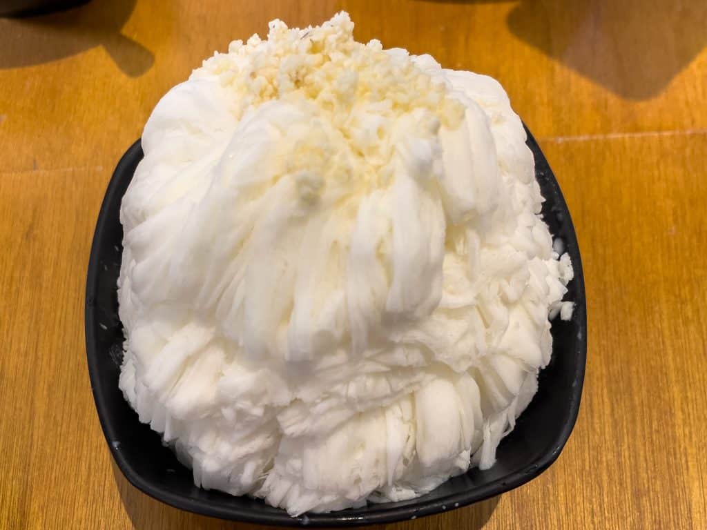 Shaved ice et snow ice à Taipei