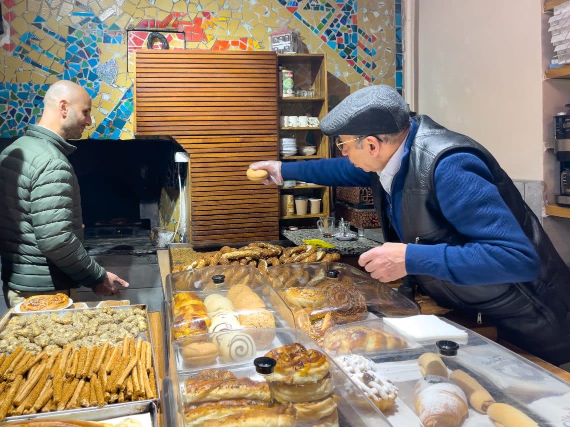 Boulangerie traditionnelle à Istanbul